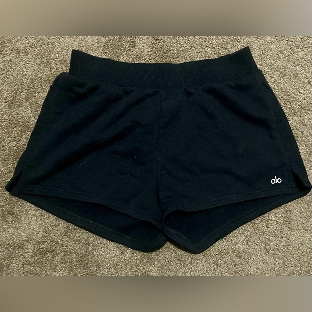 ALO Yoga Black Athletic Shorts